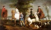 unknow artist Classical hunting fox, Equestrian and Beautiful Horses, 045. France oil painting artist